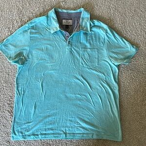 Turquoise polo shirt